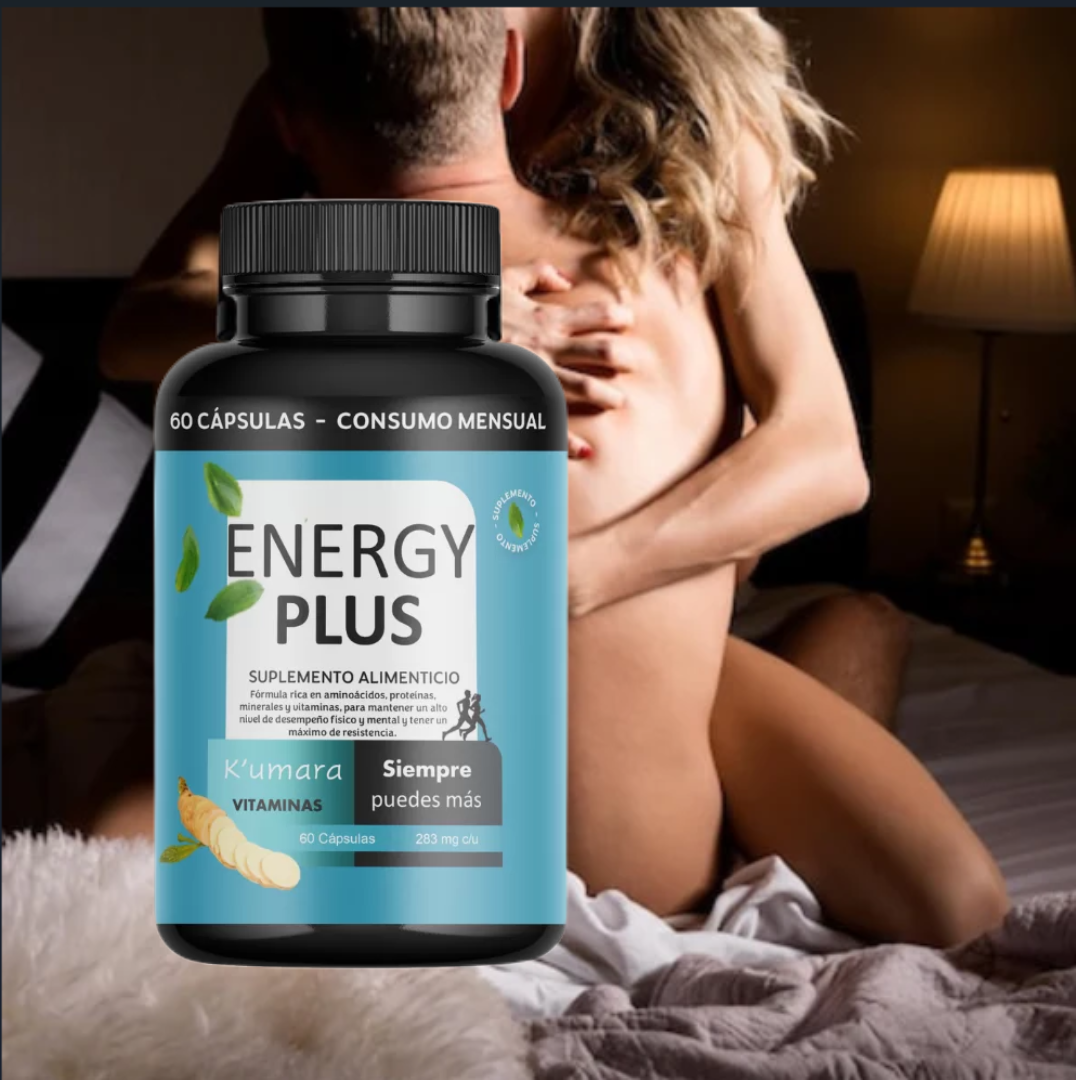 ENERGY PLUS™ - 60 CÁPSULAS - REFUERZA TU VITALIDAD🔥 (SANGRE DE TORO)