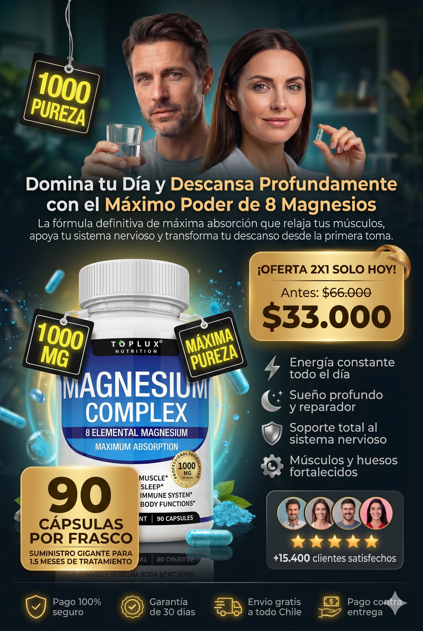 MAGNESIO COMPLEX™ - ORIGINAL - HECHO EN ESTADOS UNIDOS