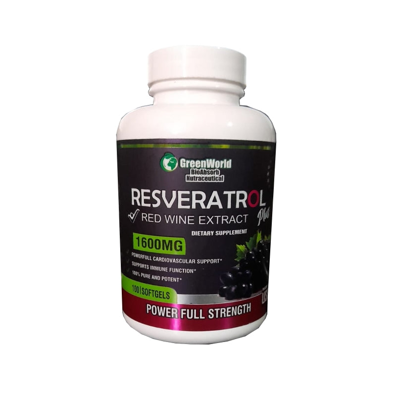 RESVERATROL 1600 MG - EL SUPLEMENTO DEL MOMENTO (90 CÁPSULAS)