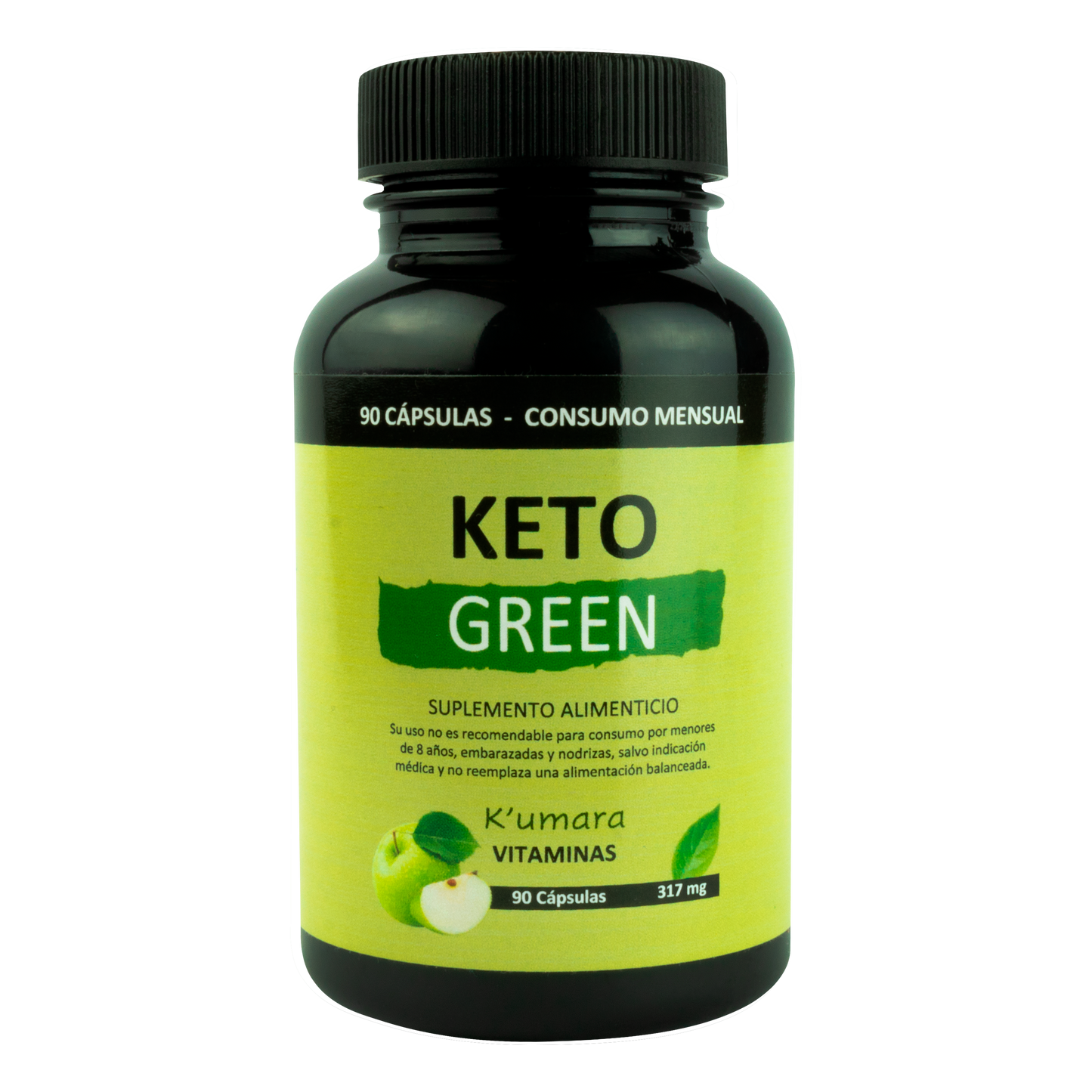 KETO GREEN - ORIGINAL EEUU - 90 CAPSULAS - QUEMADOR DE GRASA - REDUCE EL APETITO