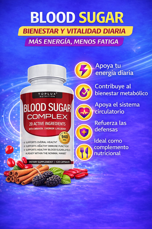 BLOOD SUGAR COMPLEX™ - ORIGINAL HECHO EN USA