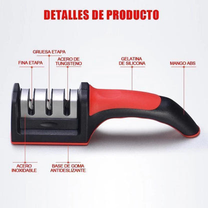 AFILADOR DE CUCHILLOS PROFESIONAL 3 EN 1 FASTCUT™