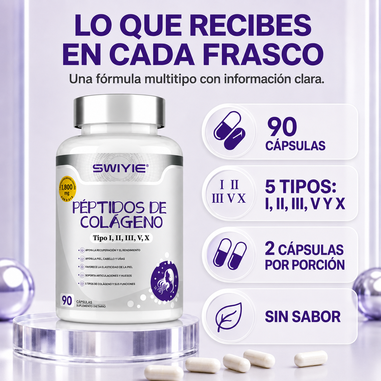 Péptidos de Colágeno Swiyie