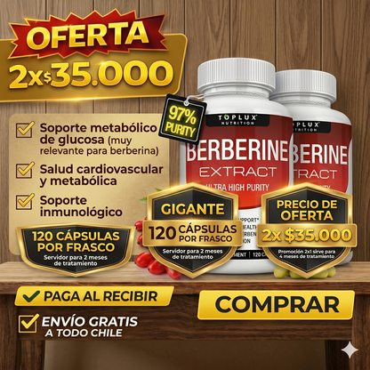 BERBERINE EXTRACT™ - ORIGINAL - HECHO EN USA