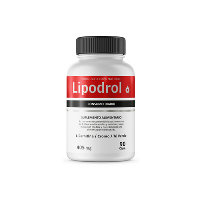 LIPODROL™ (90 CÁPSULAS) - QUEMADOR DE GRASAS E INHIBIDOR DE APETITO