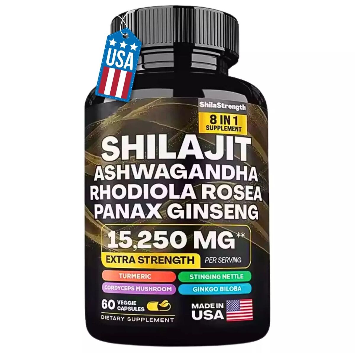 SHILAJIT™ EEUU - 60 CÁPSULAS - REFUERZA TU VITALIDAD🔥 (SANGRE DE TORO)